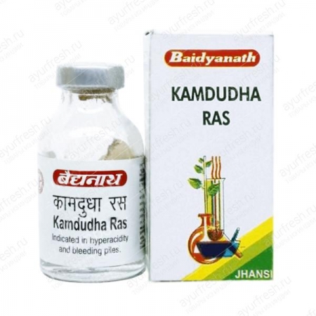 КАМДУДХА РАС 25 таб, BAIDYANATH «KAMDUDHA RAS» 