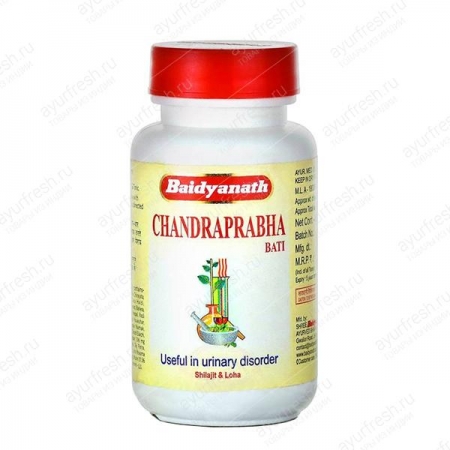 Чандрапрабха Вати 20 таб, (Chandraprabha Bati, Baidyanath) 