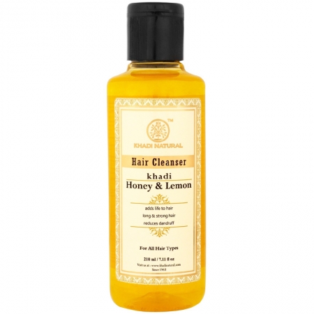 Травяной Шампунь Мед и Лимонный сок, 210 мл Khadi Herbal with Honey & Lemon Juice