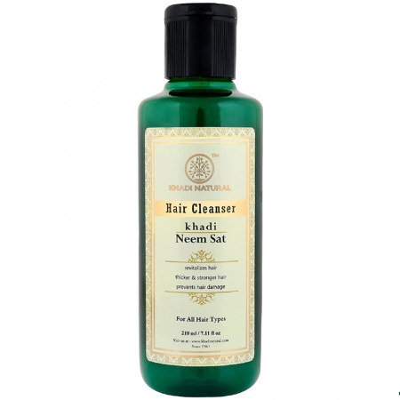 Травяной Шампунь Ним и Сат, 210 мл Khadi Herbal Neem Sat