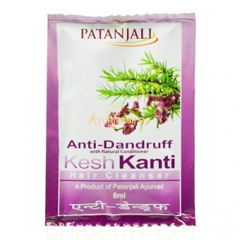 Шампунь против перхоти 8 мл саше, Patanjali Kesh Kanti Hair Cleanser – Anti Dandruff Shampoo