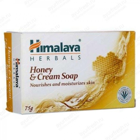 Мыло Сливки и Мед 75 г, Himalaya Herbals