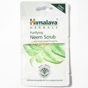 Скраб для лица Ним 12 г саше, Himalaya Neem scrub