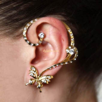 Каффа + серьга бабочка