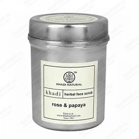 Скраб для лица Роза и Папайя (Rose & Papaya Face Scrub) 50 г