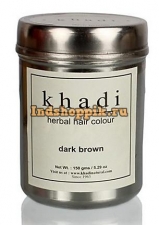 Травяная хна 100% Темно-Коричневая Khadi 150 г Herbal Dark Brown Henna