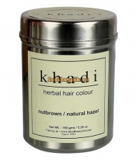 Травяная хна 100% Ореховая Khadi 150 г Herbal Nut Brown Henna- Natural Hazel