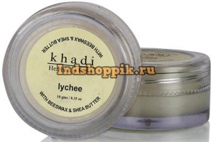 Бальзам для губ Личи с пчелиным воском и маслом Ши 10 г Natural Lychee Lip Balm- with beeswax & shea butter