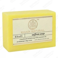 Мыло ручной работы Шафран 125 г Khadi Saffron Soap