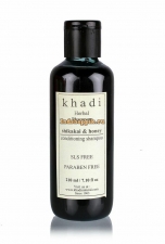 Травяной шампунь Шикакай и Мед, Khadi 210 мл Shikakai & Honey Shampoo