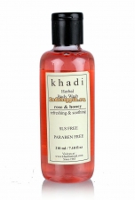 Гель для душа Khadi Роза и Мед, 210 мл Rose and Honey Body Wash