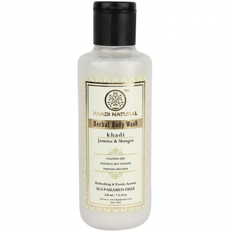 Гель для душа Khadi Жасмин и Могра, 210 мл Jasmine & Mogra Body Wash