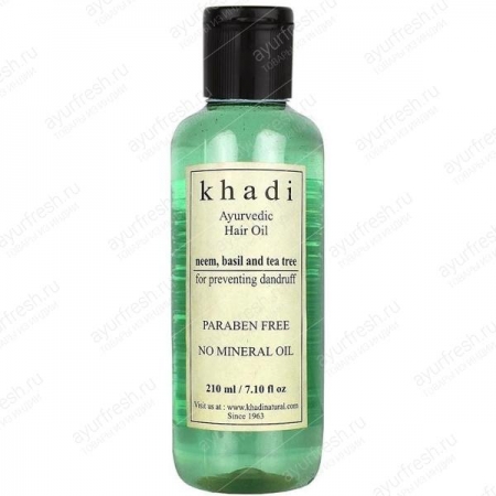Средство для умывания Ним, Чайное дерево и Базилик Khadi 210 мл Neem Teatree & Basil Face Was