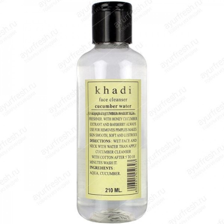 Огуречная вода Khadi 210 мл Natural Cucumber Water