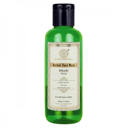 Очищающее средство для лица Ним 210 мл Khadi Herbal Neem Face Wash