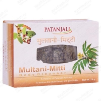 Мыло Мултани Митти марки Патанджали, 75 грамм, Multani Mitti soap Patanjali 