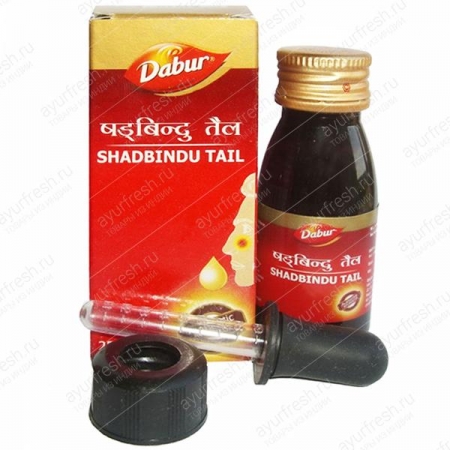 Капли в нос Шадбинду (Shadbindu tail) 25 мл, Дабур
