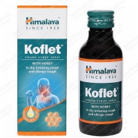 Кофлет сироп с мёдом марки Хималая, 100 мл, Koflet Syrup Himalaya Wellness