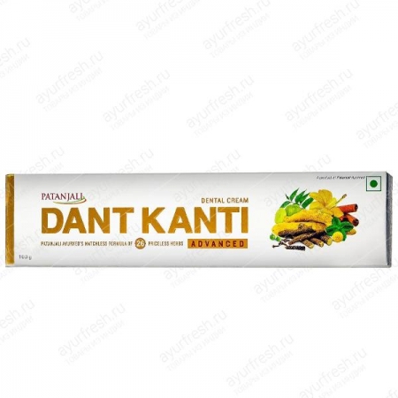 Зубная паста Эдвансед 50 г, Dant Kanti advanced Patanjali