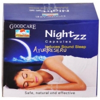 Найтзз натуральное снотворное, 10 капсул, Nightzz Goodcare