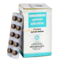 Кримигна Ватика марки Арья Вайдья Сала, 100 таблеток, Krimighna Vatika Arya Vaidya Sala