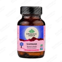 Шатавари марки Органик Индия, 60 капсул, Shatavari Organic India