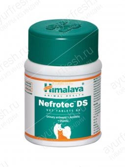 Нефротек для животных, Himalaya Herbals Nefrotec DS, 60tab