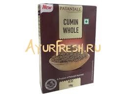 Кумин целый, Patanjali Cumin whole, 100 г