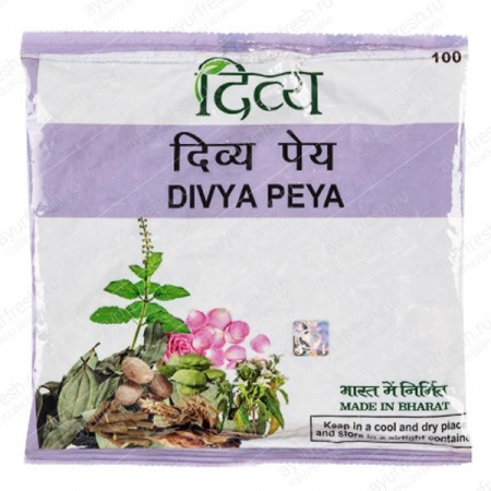 Аюрведический чай Дивья пея 100 г, Patanjali Divya peya