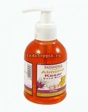 Жидкое мыло Миндаль и Шафран, Patanjali Hand wash almond kesar, 175 мл