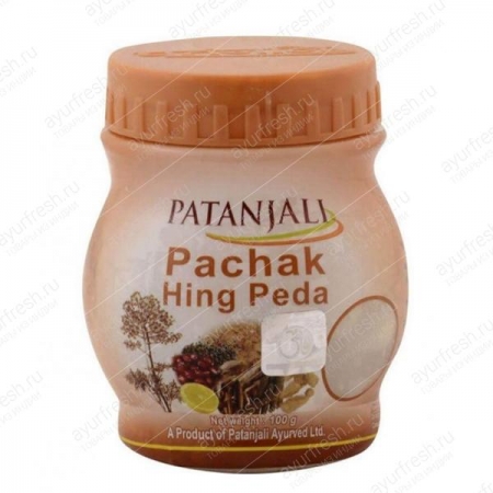 Пачак хинг педа 100 г, Patanjali Pachak hing peda