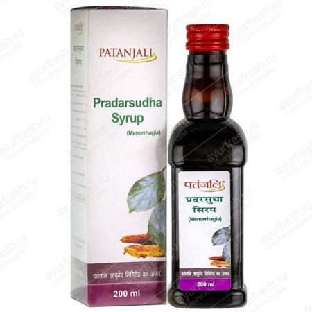 Сироп Прадарсудха (при лейкореи) 200 мл, Patanjali Pradarsudha syrup