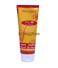 Солнцезащитный крем, Patanjali Sunscreen cream, 50 г