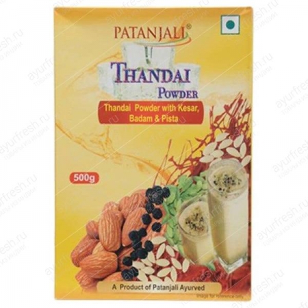 Тандай порошок, Patanjali Thandai powder, 500 gm