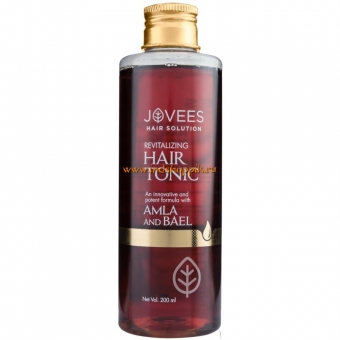 Тоник для укрепления и питания волос Амла и Баиль Джовис / Jovees Amla&Bael Hair Tonic