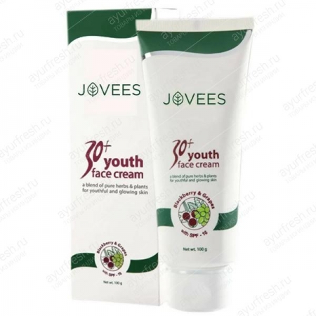 Омолаживающий крем для лица с защитой SPF16 100 г, Jovees Active Youth Face Cream