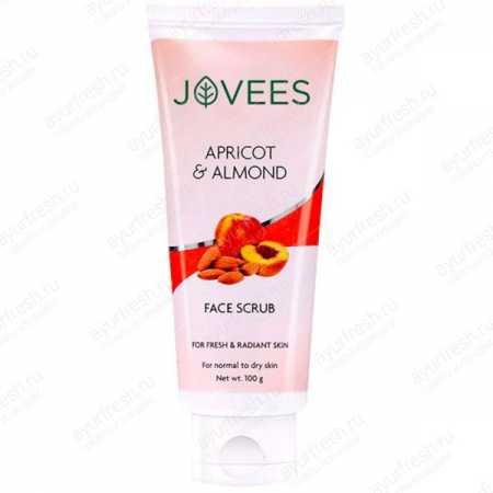 Скраб для лица Абрикос и Миндаль 100 г, Jovees Facial Scrub Apricot&Almond