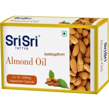 Миндальное масло в капсулах 3х10 кап / Shri Shri Ayurveda Almond Oil Capsules