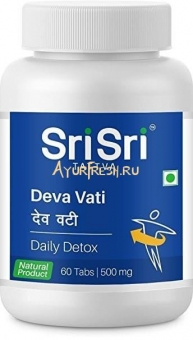 Дева Вати 500 мг 60 таб, Sri Sri Tattva Deva Vati