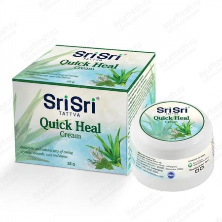 Крем для быстрого заживления 25 г, Sri Sri Tattva Quick Heal Cream