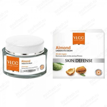 Защитный крем под глаза с миндальным маслом 15 гр VLCC Almond Under Eye Cream