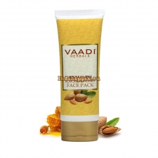Освежающая маска для лица Мед и Миндаль 120 г, Vaadi Instaglow Almond & Honey Face Pack