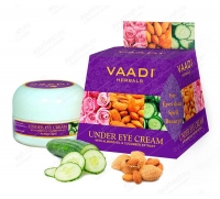 Крем для зоны под глазами Миндаль и Огурец 30 г, Vaadi Herbals Under Eye Cream