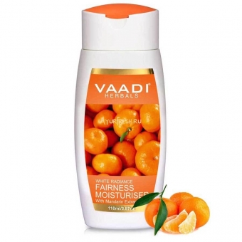 Увлажняющий лосьон для лица и тела Мандарин 110 мл, Vaadi Fairness Moisturiser With Mandarin