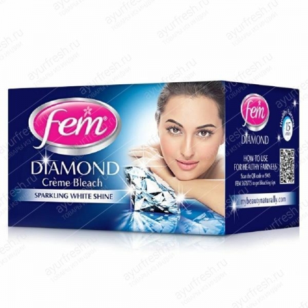 Крем отбеливающий Алмазный, Dabur Diamond Cream Bleach 10 Gm