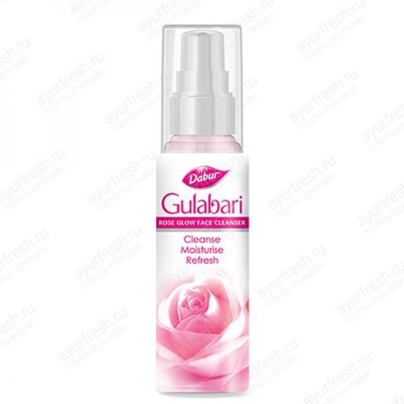 Очищающий тоник Гулабари 50 мл, Dabur Gulabari Rose Glow Face Cleanser 