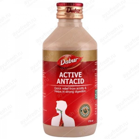 Сироп Актив Антацид, 170 мл, Dabur Active Antacid