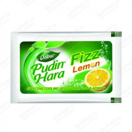 Пудин хара с Лимоном, 5 пак, Dabur Pudinhara Lemon Fizz