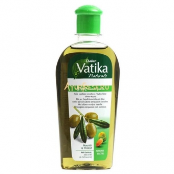 Масло для волос обогащенное Оливой 100 мл, Dabur Vatika Enriched Olive Hair 