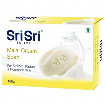 Мыло сливки, 100 г, Sri Sri Malai Cream Soap